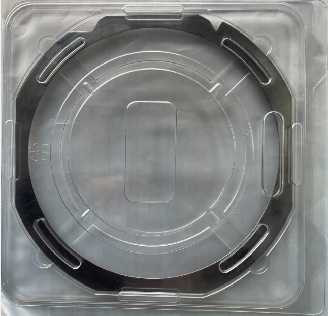 8 Inches PET Antistatic Iron Ring Folding Box